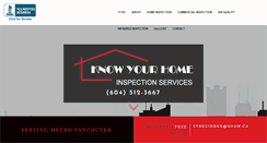 Desktop Screenshot of knowyourhome.ca